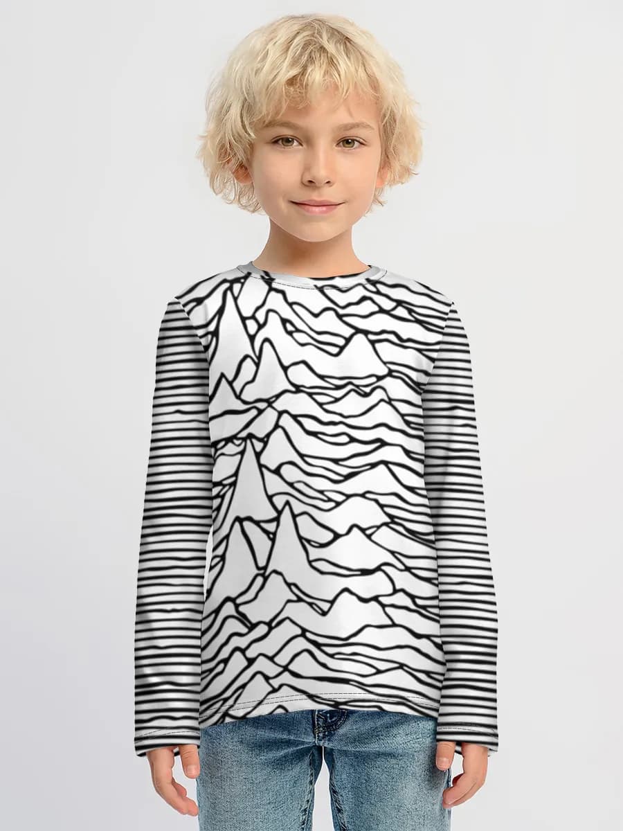 Children's cotton long sleeve shirt
