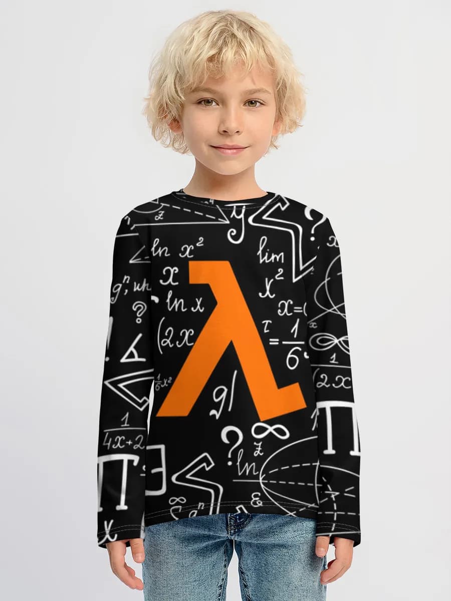 Children's cotton long sleeve shirt