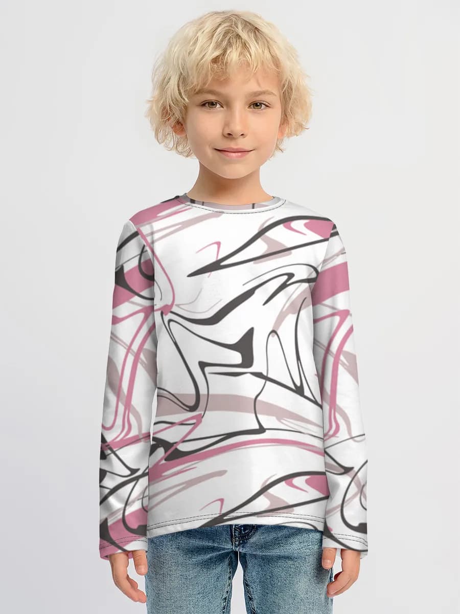 Children's cotton long sleeve shirt