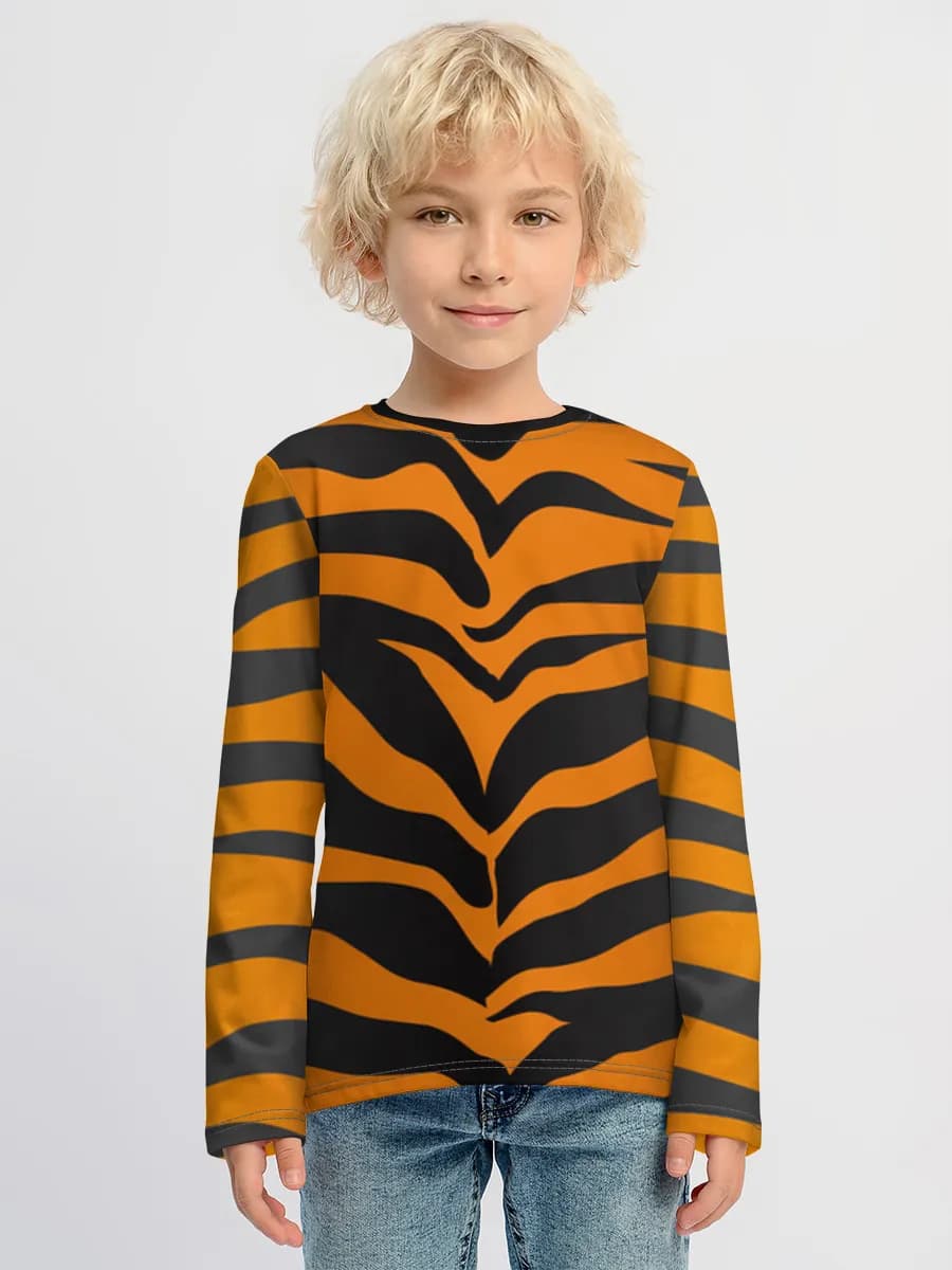 Children's cotton long sleeve shirt