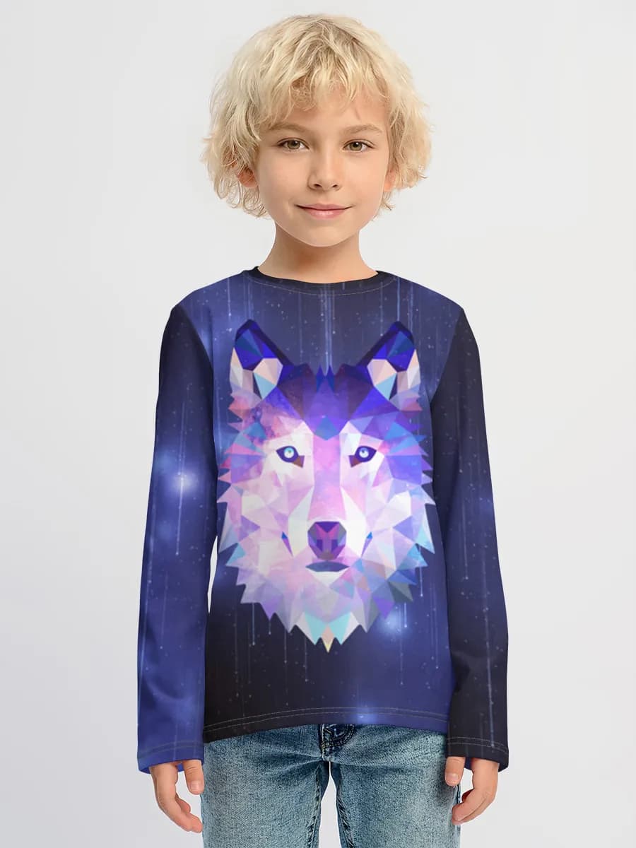 Children's cotton long sleeve shirt