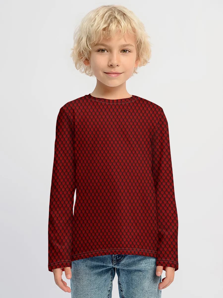 Children's cotton long sleeve shirt