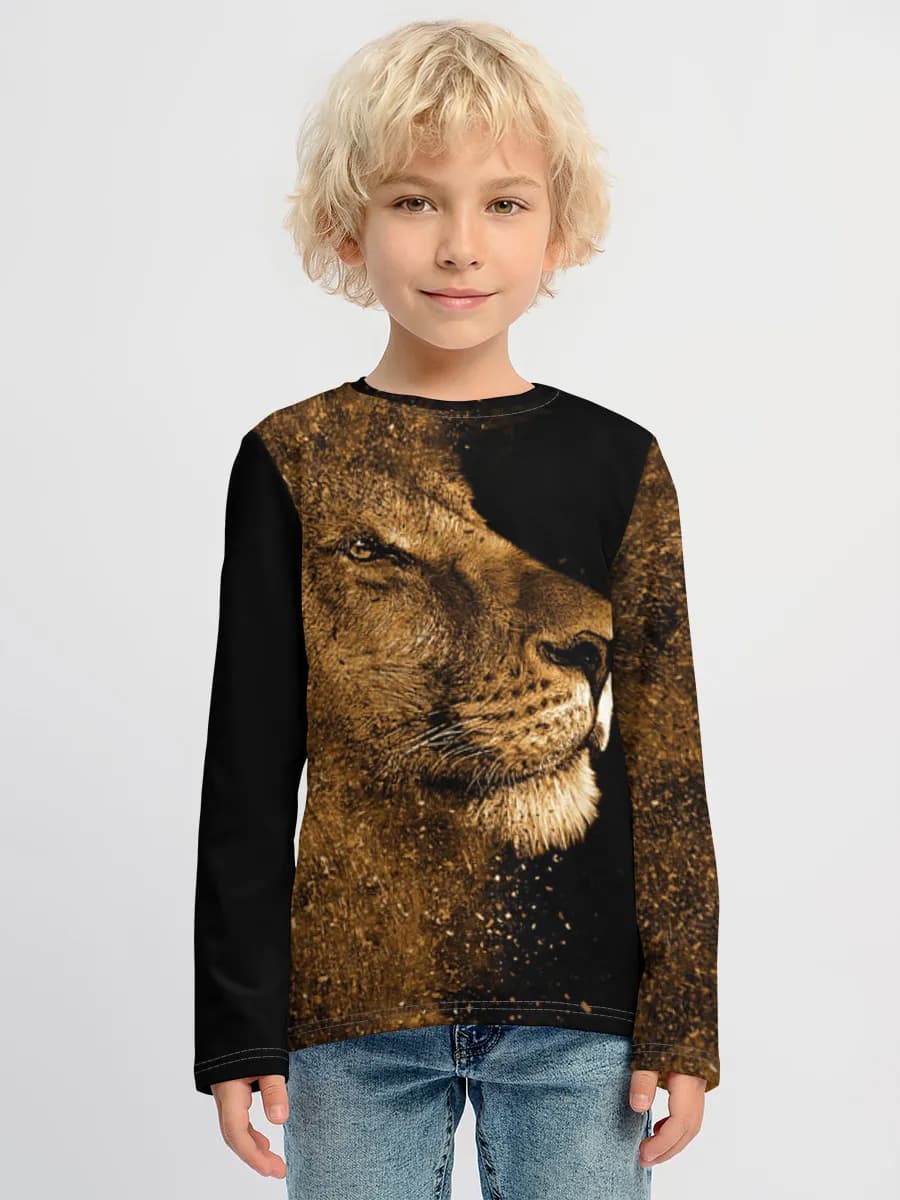 Children's cotton long sleeve shirt