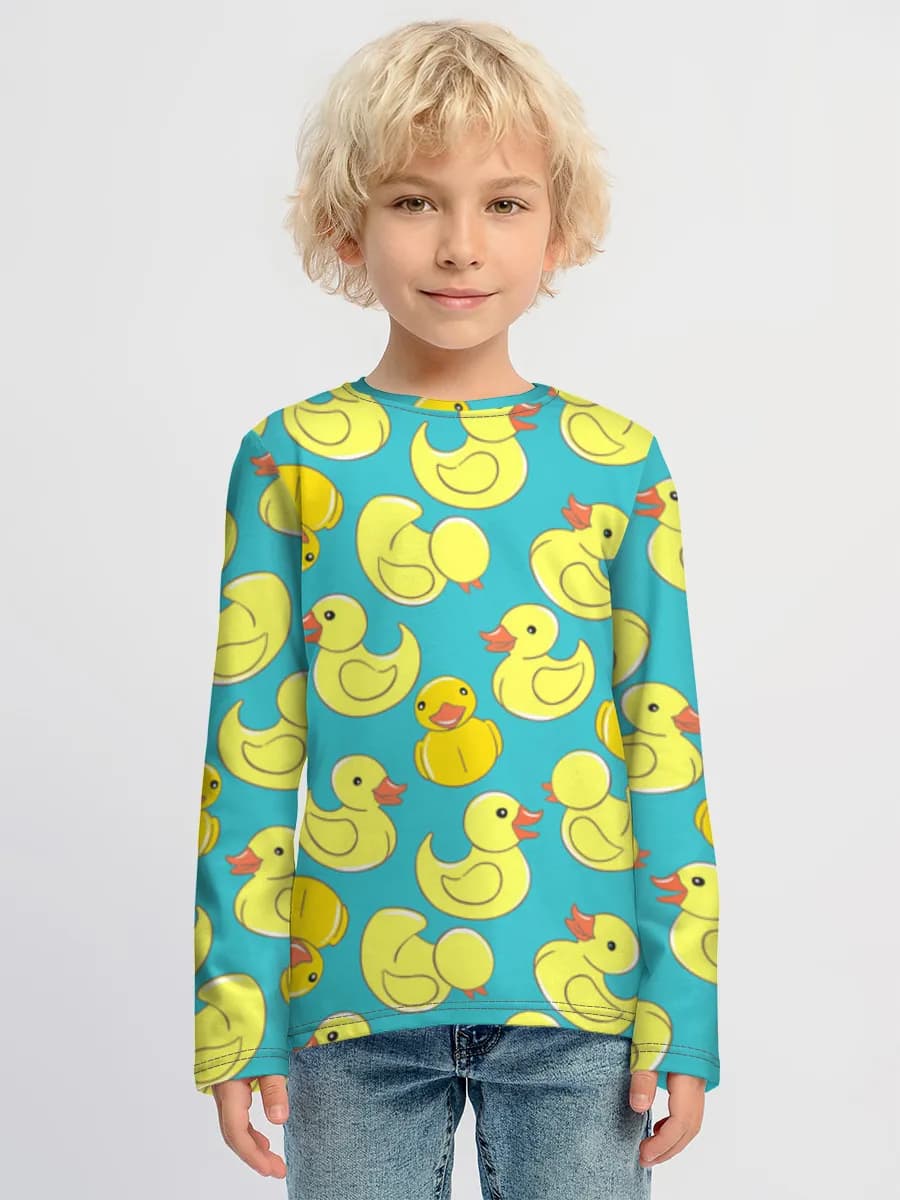 Children's cotton long sleeve shirt
