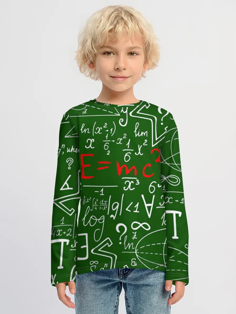 Children's cotton long sleeve shirt