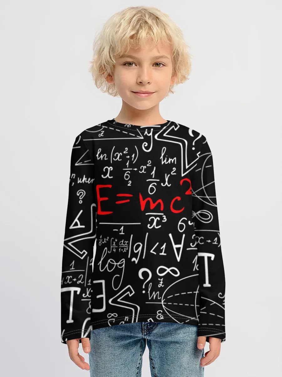 Children's cotton long sleeve shirt
