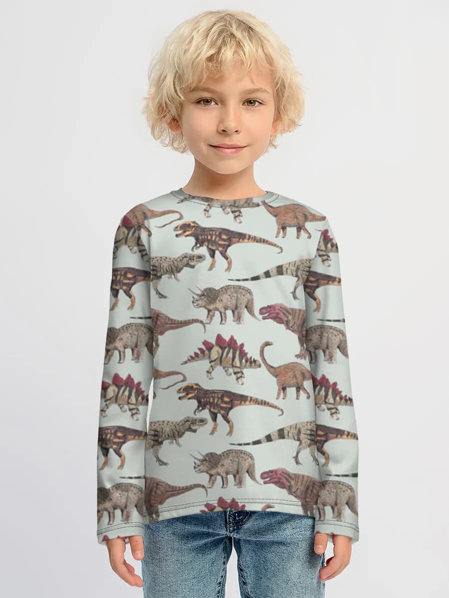 Children's cotton long sleeve shirt