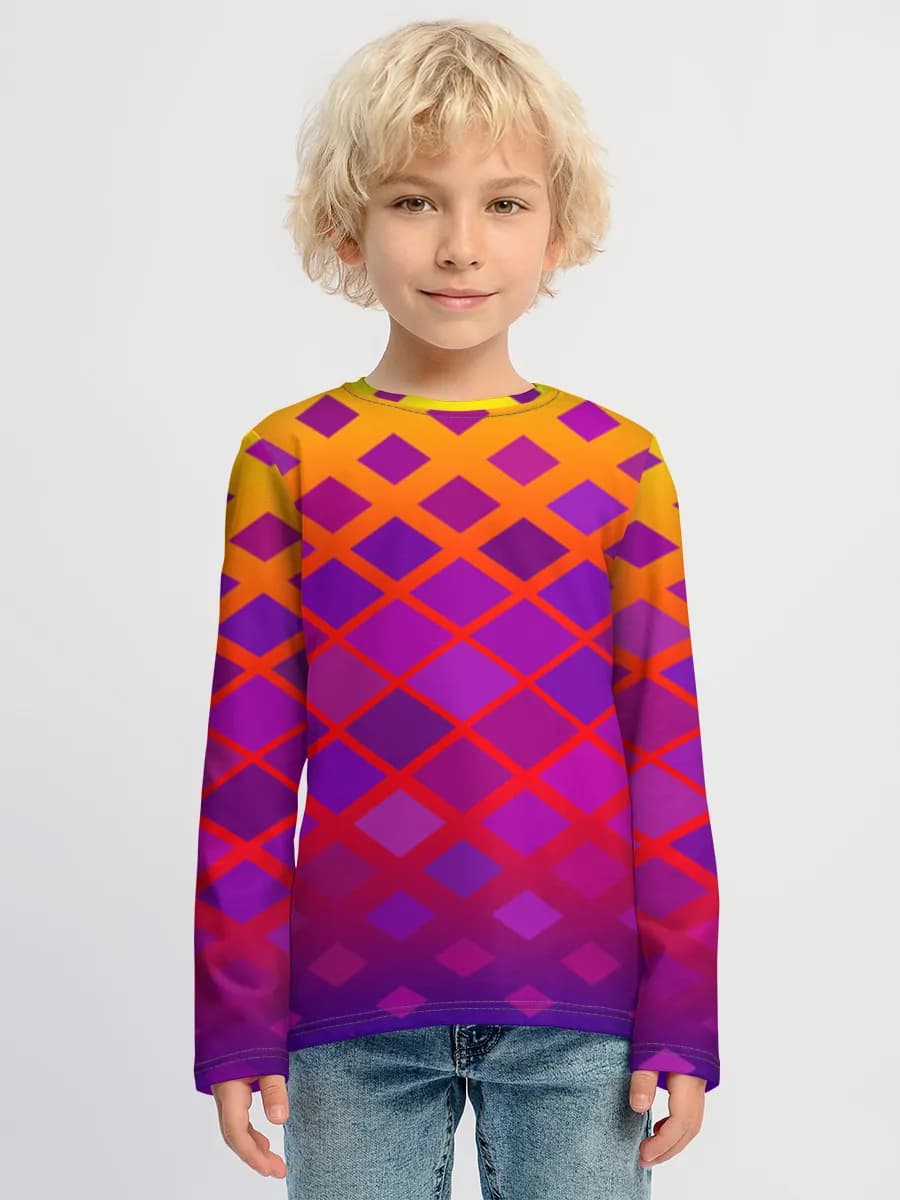 Children's cotton long sleeve shirt