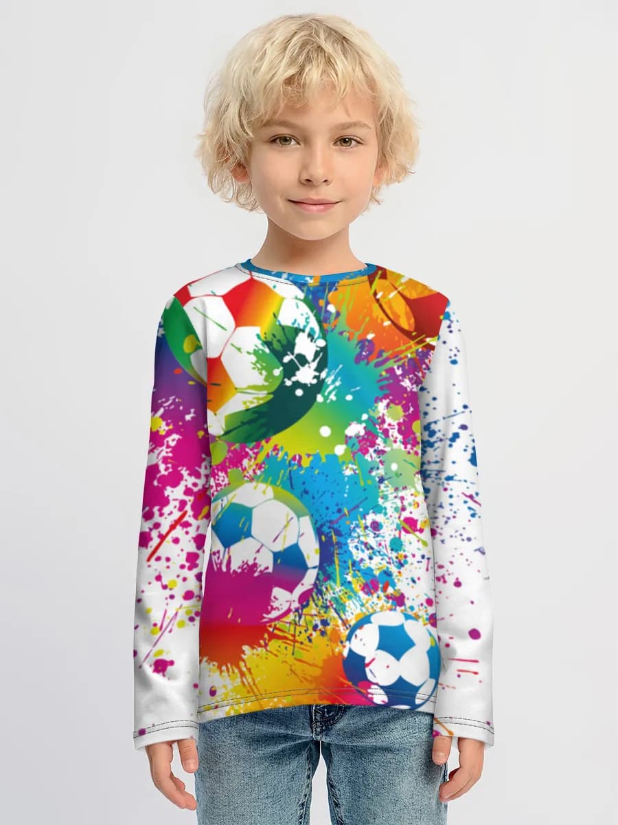 Children's cotton long sleeve shirt