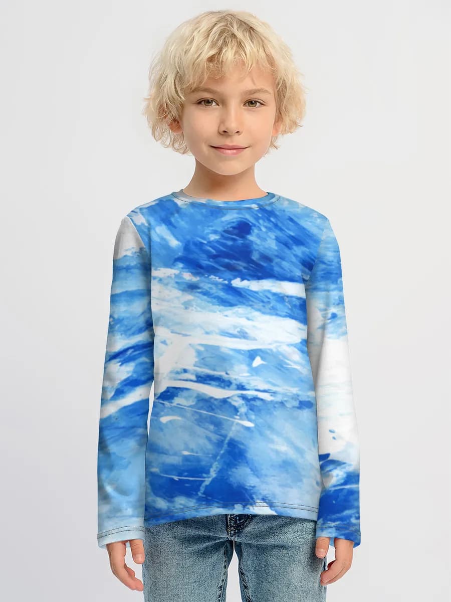 Children's cotton long sleeve shirt