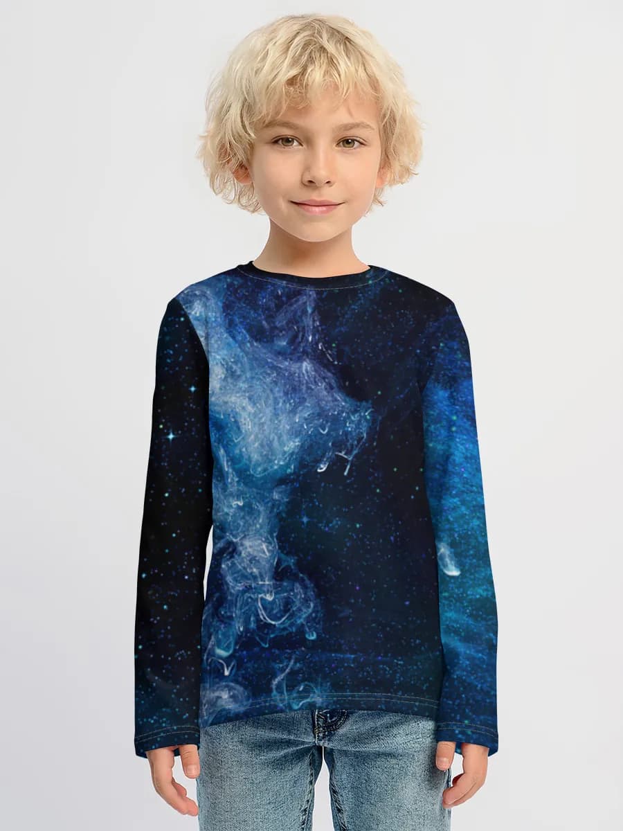 Children's cotton long sleeve shirt