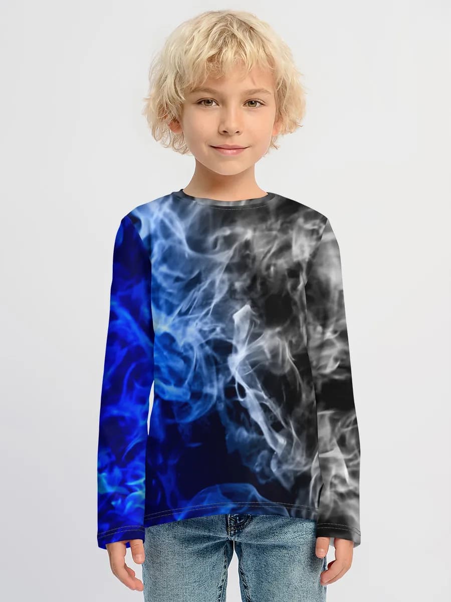 Children's cotton long sleeve shirt