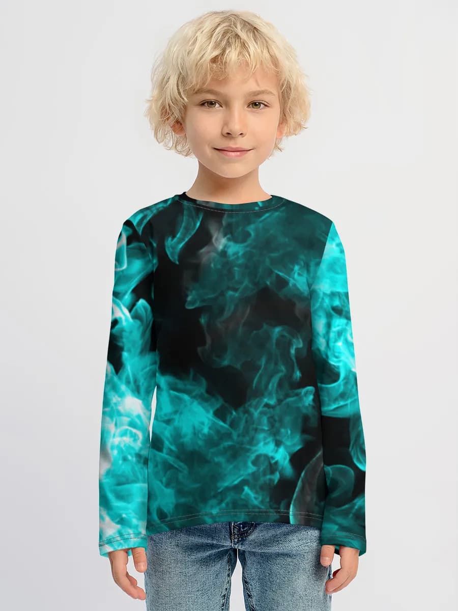 Children's cotton long sleeve shirt