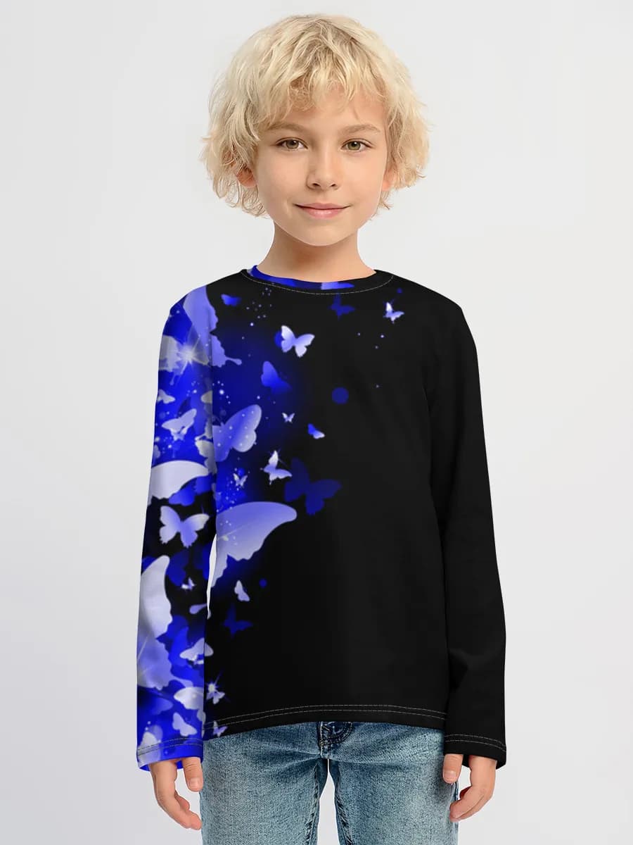 Children's cotton long sleeve shirt