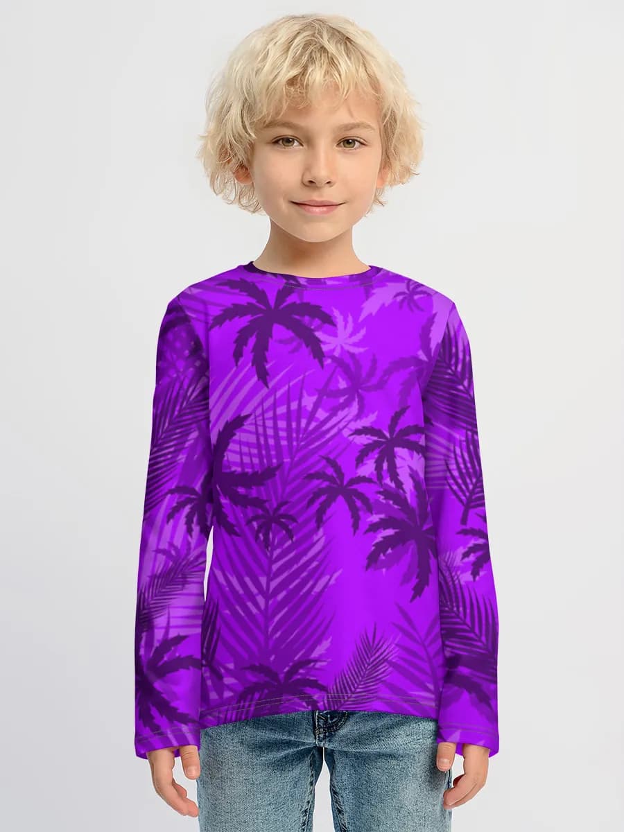 Children's cotton long sleeve shirt