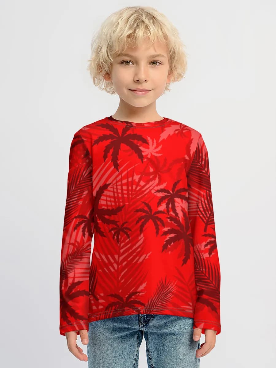 Children's cotton long sleeve shirt