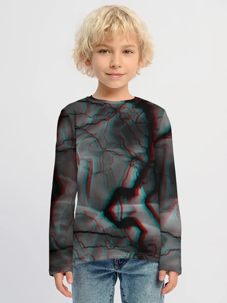 Children's cotton long sleeve shirt