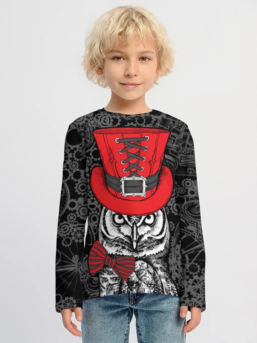 Children's cotton long sleeve shirt