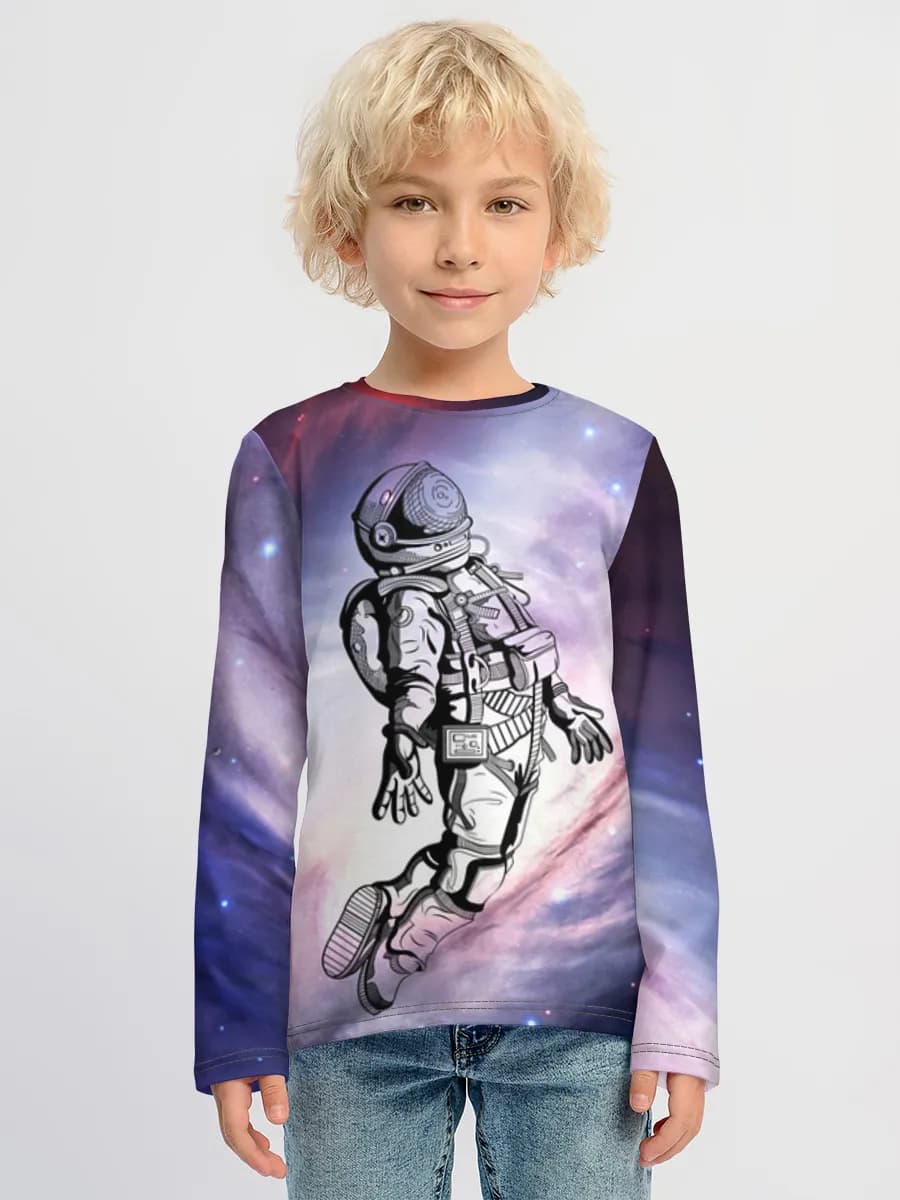 Children's cotton long sleeve shirt