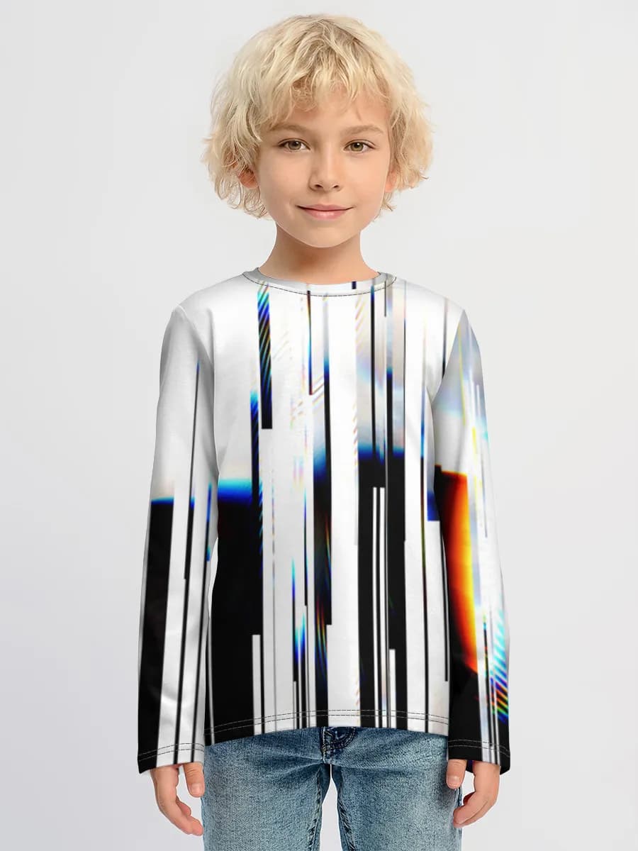 Children's cotton long sleeve shirt