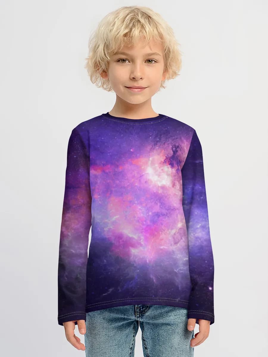 Children's cotton long sleeve shirt