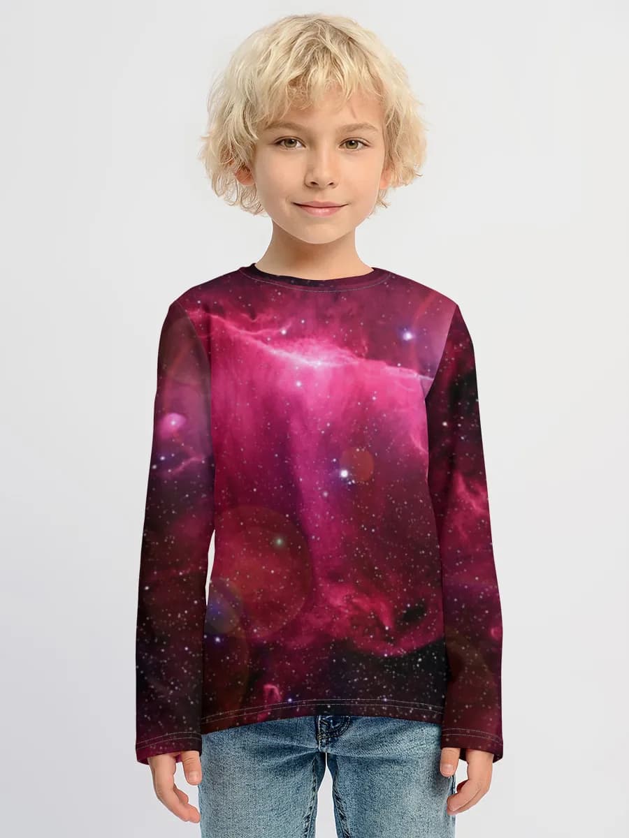 Children's cotton long sleeve shirt