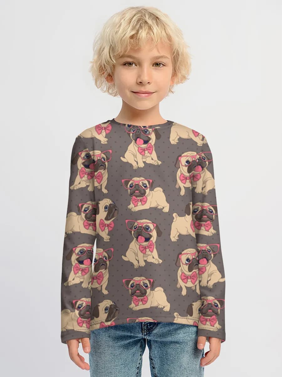 Children's cotton long sleeve shirt