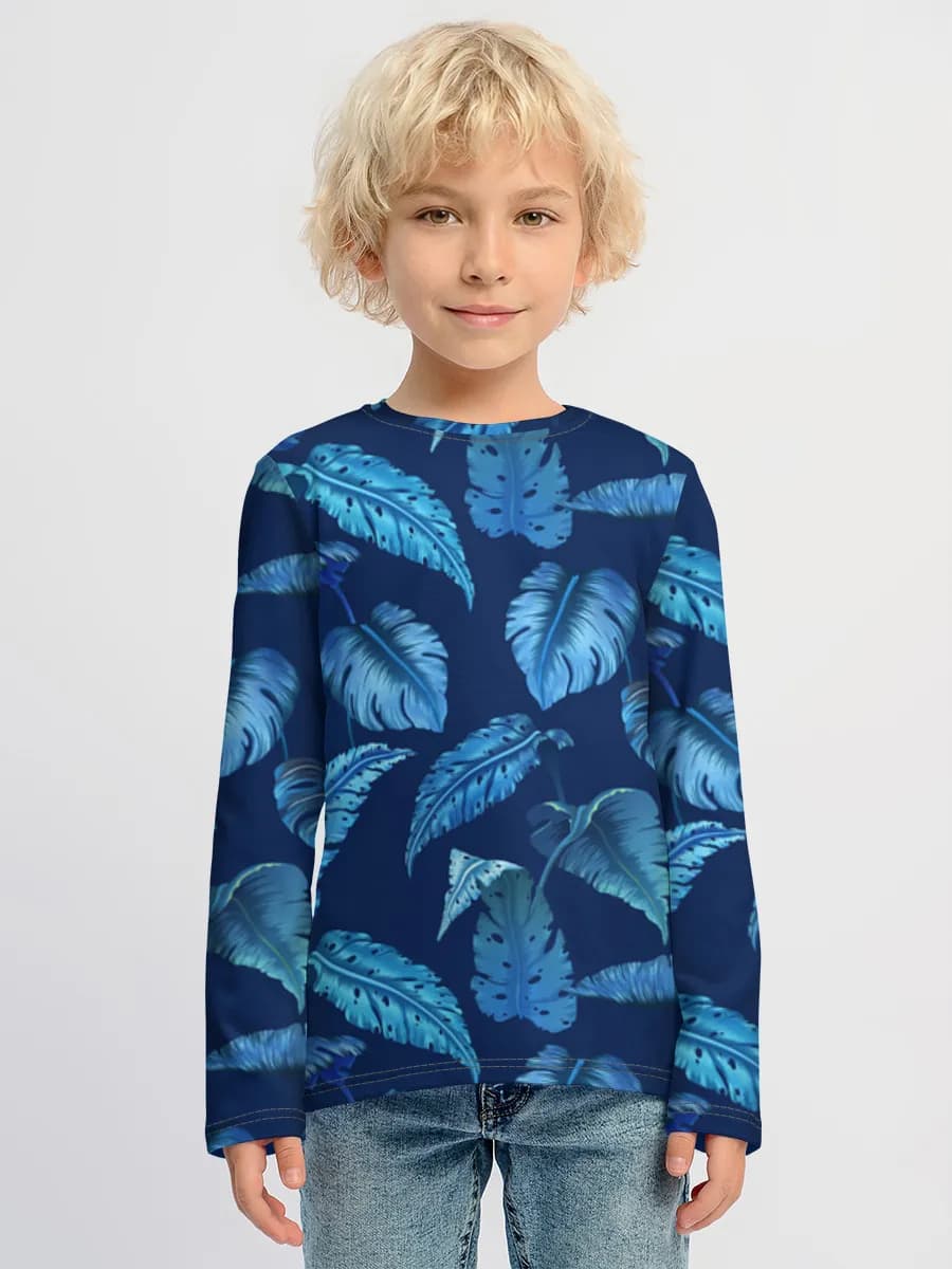 Children's cotton long sleeve shirt