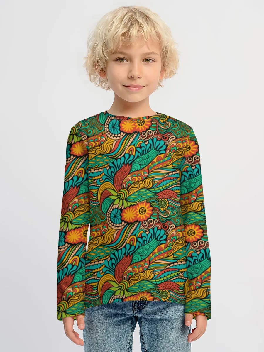 Psychedelic Floral Swirls