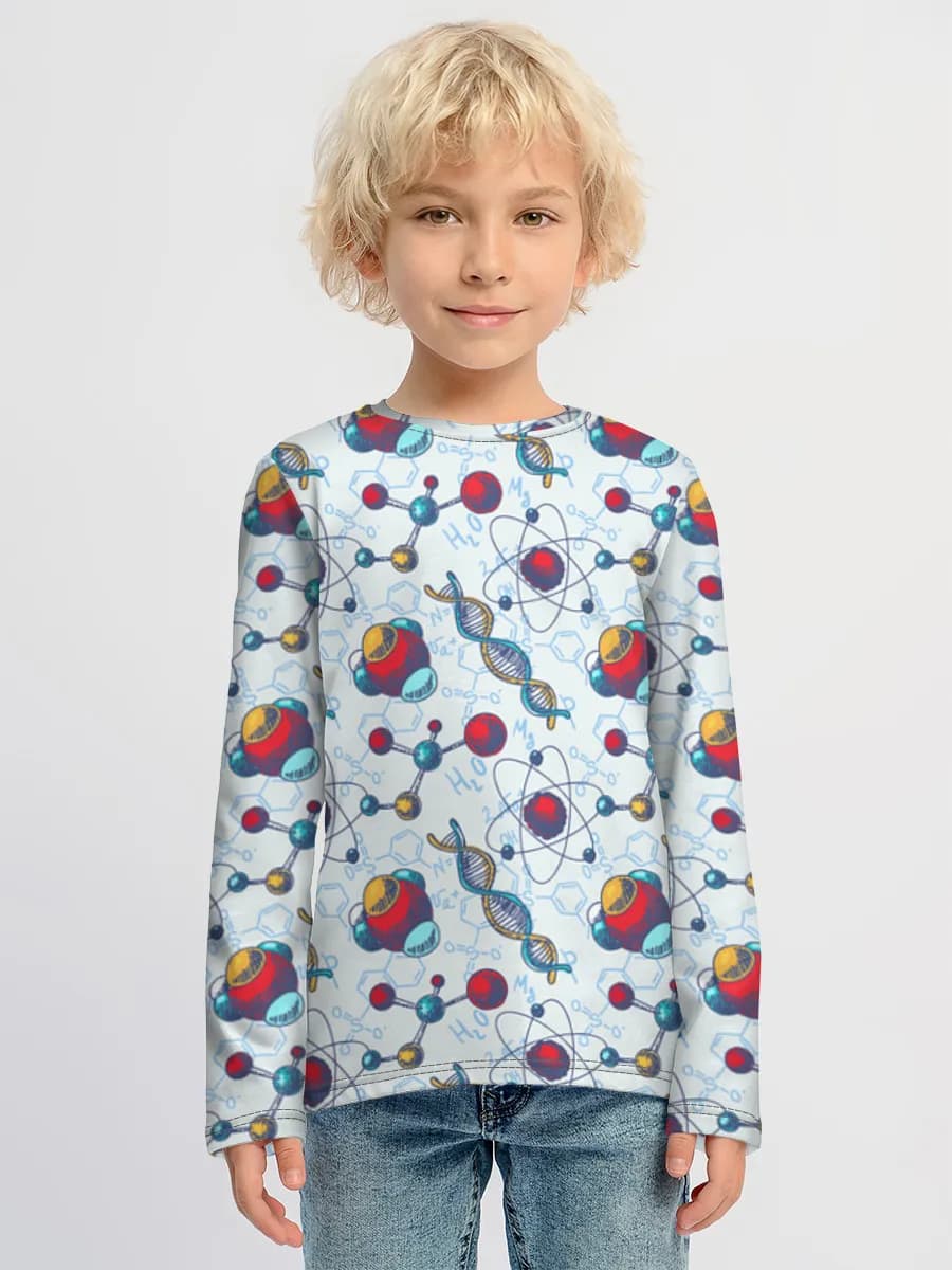 Children's cotton long sleeve shirt