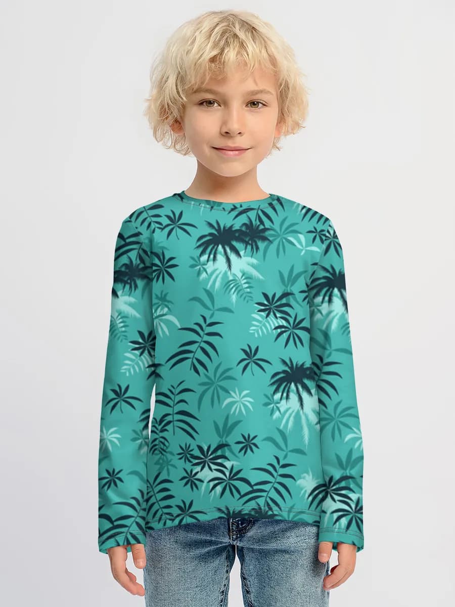 Children's cotton long sleeve shirt