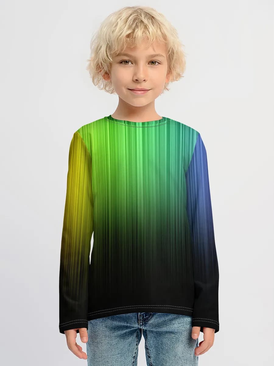Children's cotton long sleeve shirt