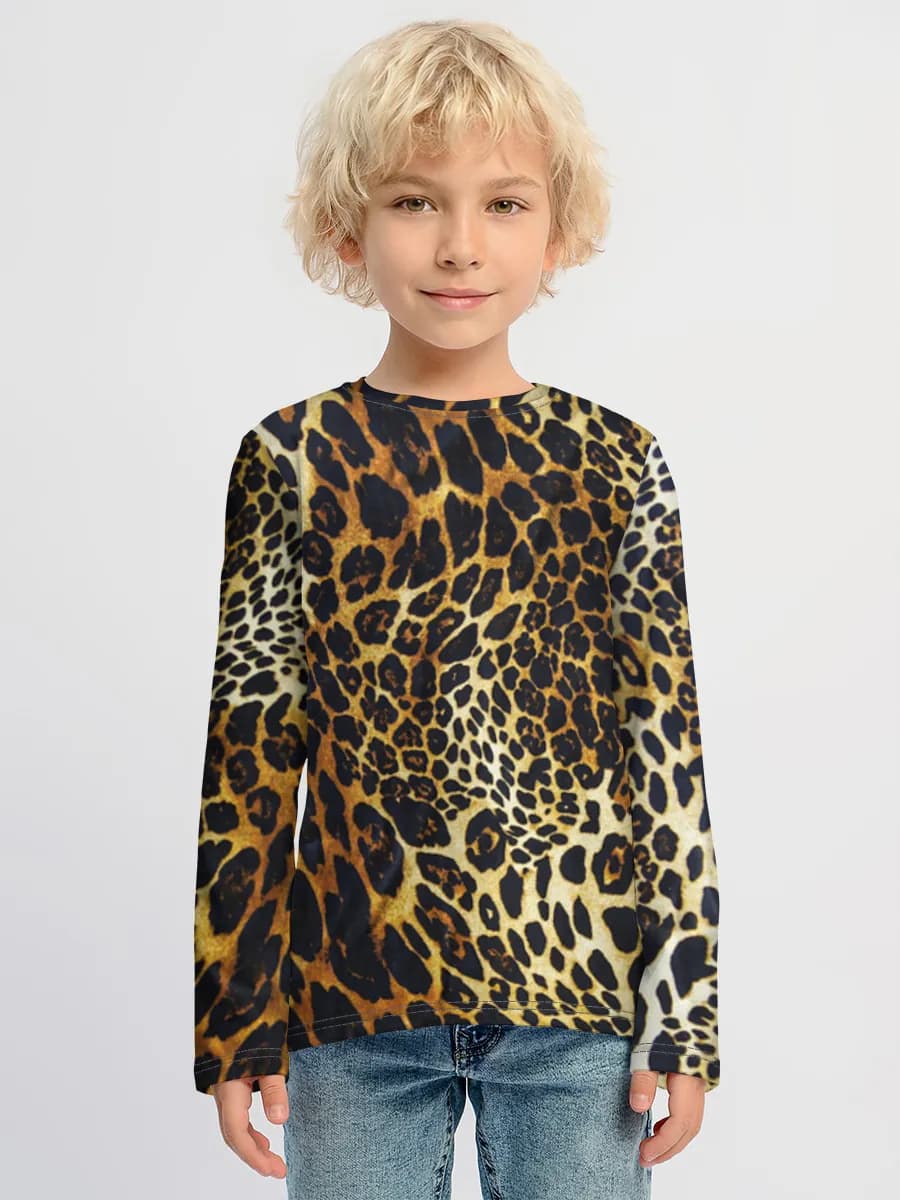 Children's cotton long sleeve shirt