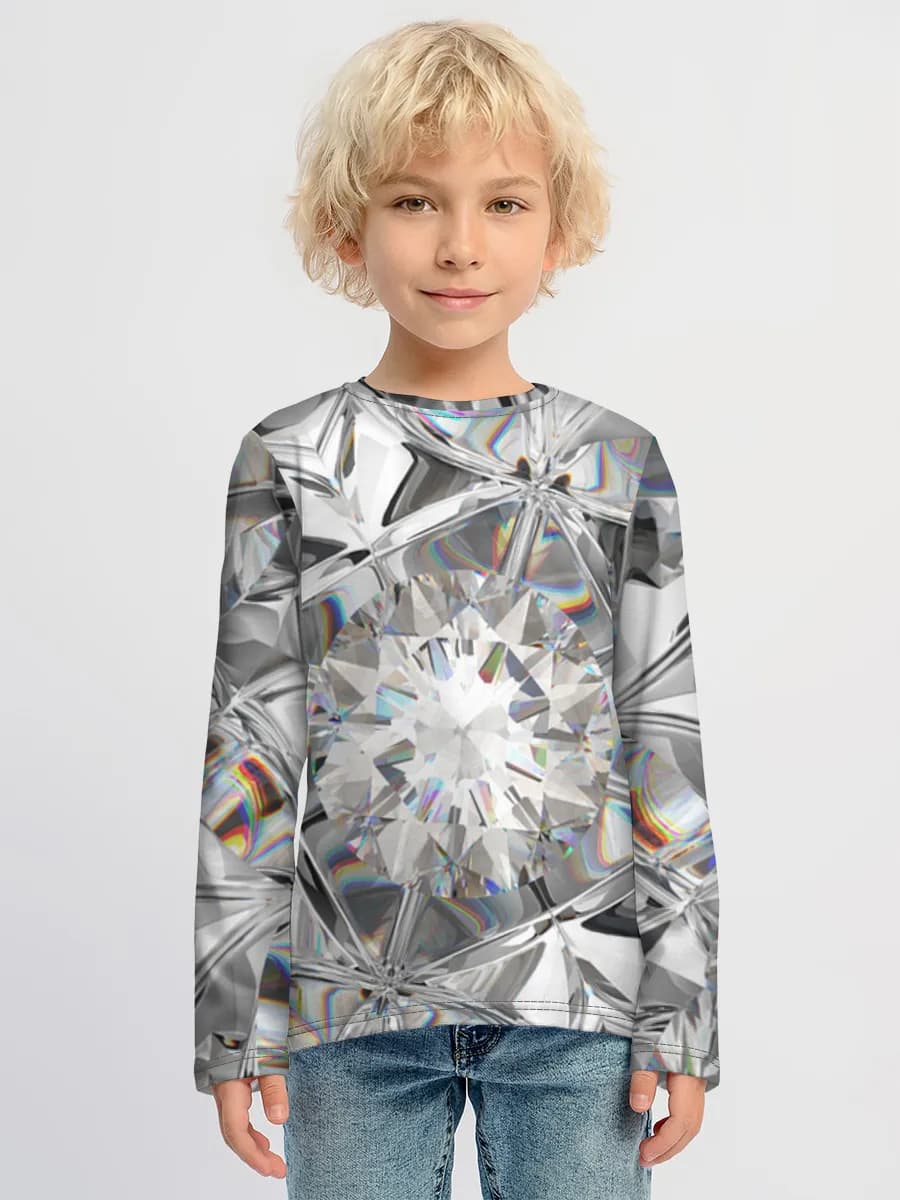 Children's cotton long sleeve shirt