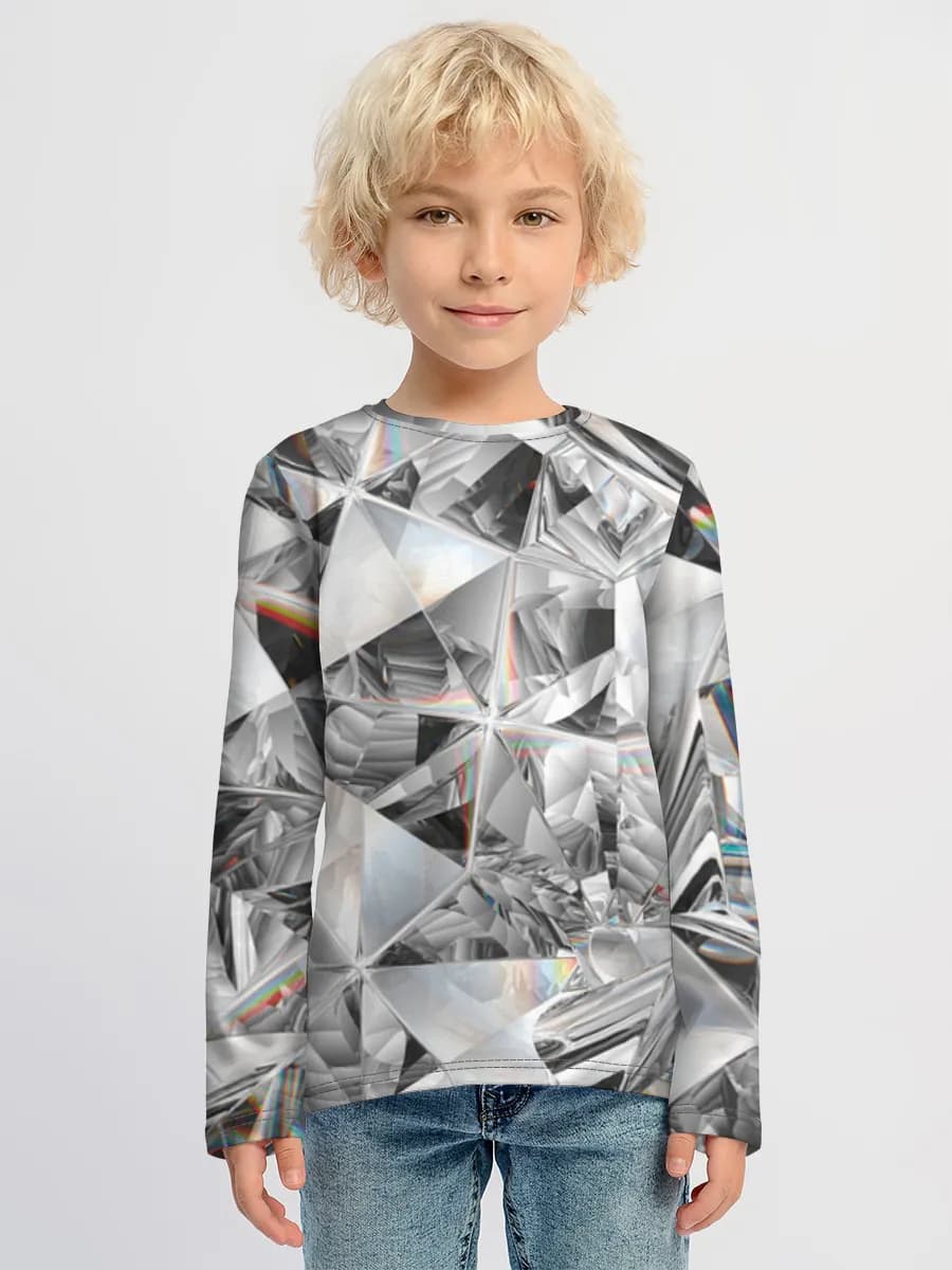 Children's cotton long sleeve shirt