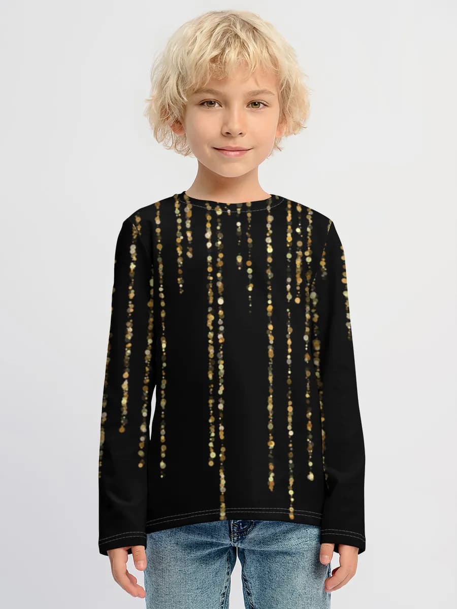 Children's cotton long sleeve shirt