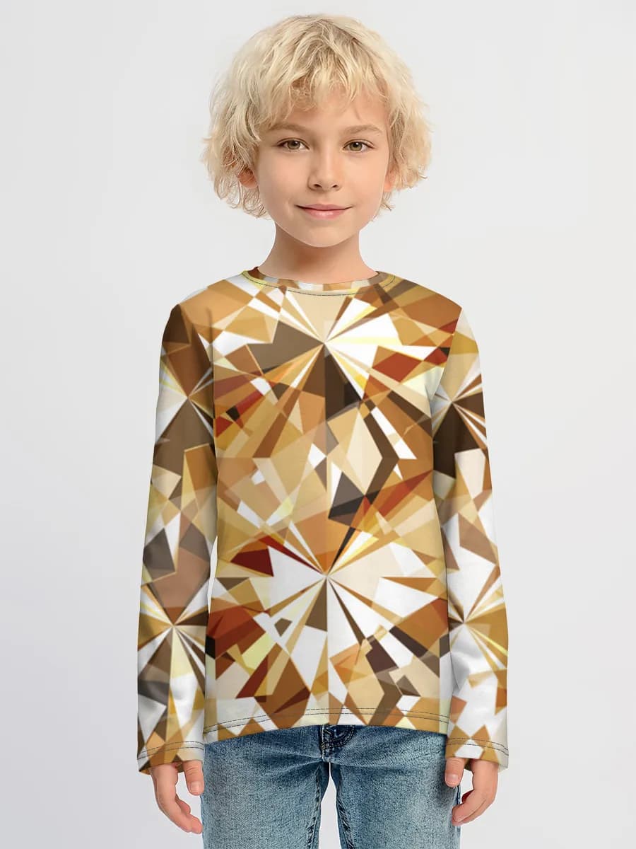 Children's cotton long sleeve shirt