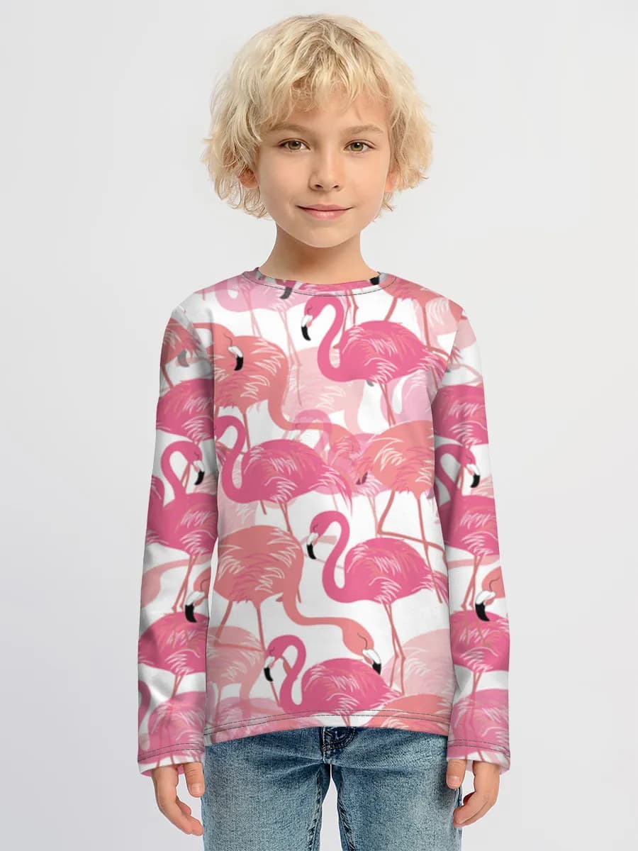 Children's cotton long sleeve shirt