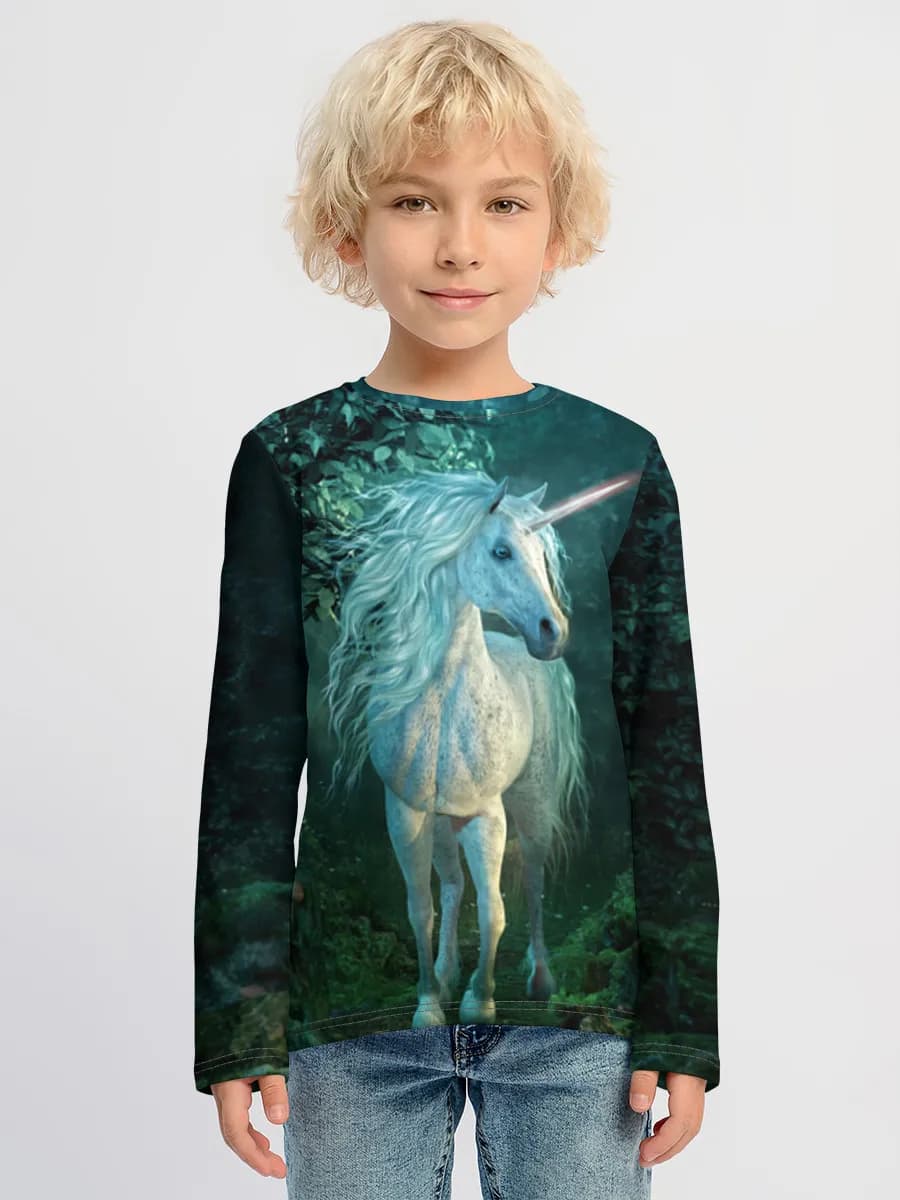 Unicorn In Enchanted Forest