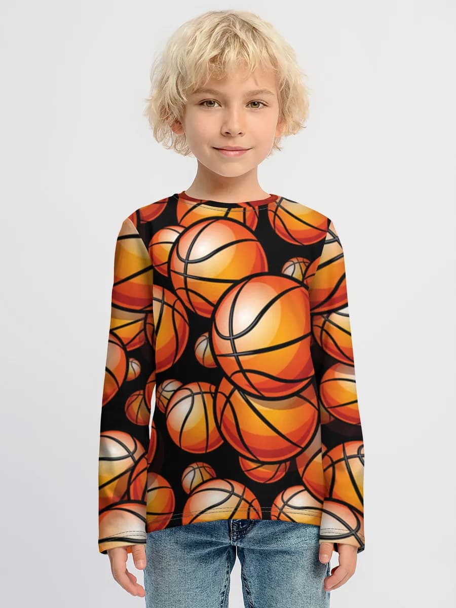 Children's cotton long sleeve shirt