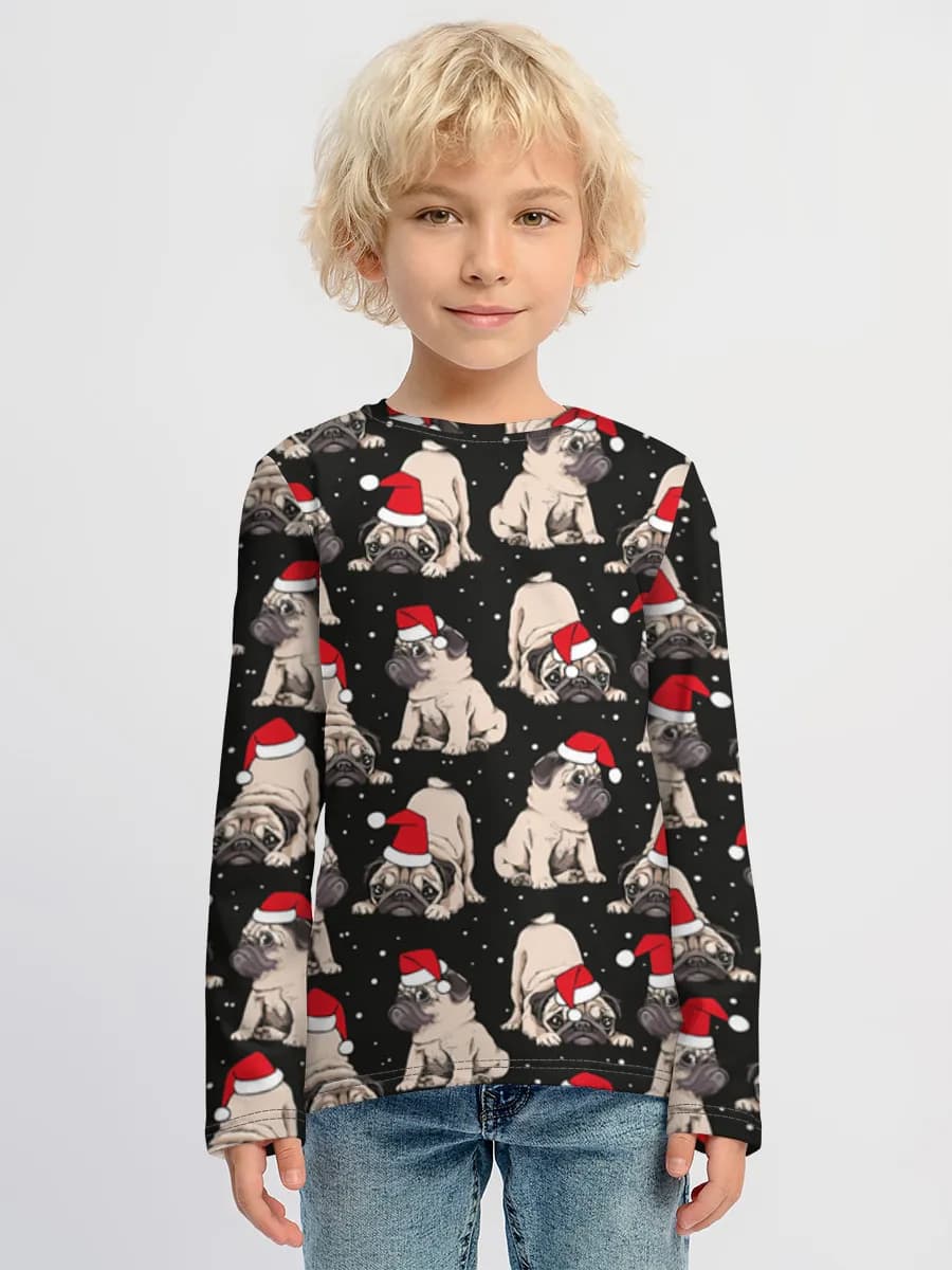 Children's cotton long sleeve shirt