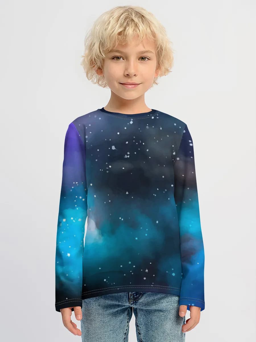 Children's cotton long sleeve shirt