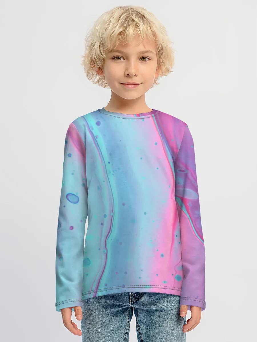 Children's cotton long sleeve shirt