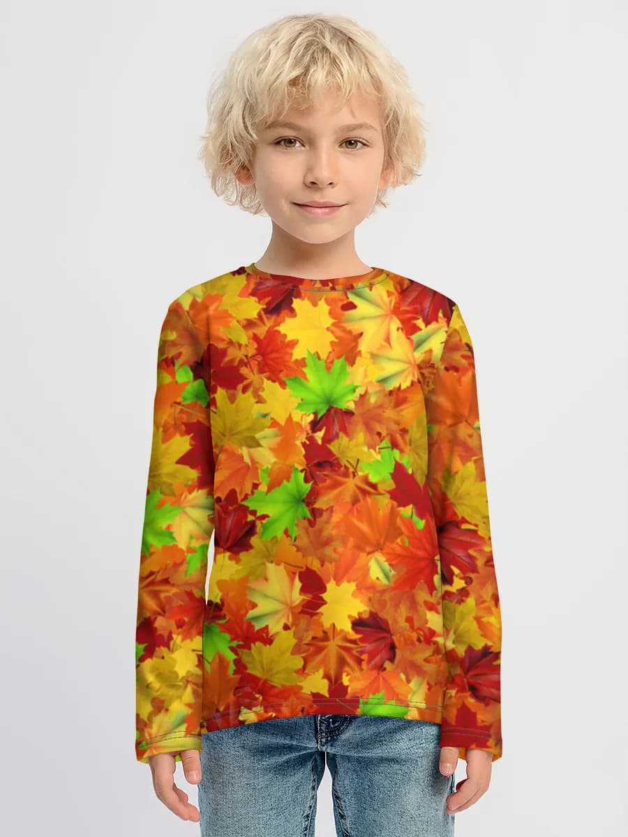 Children's cotton long sleeve shirt