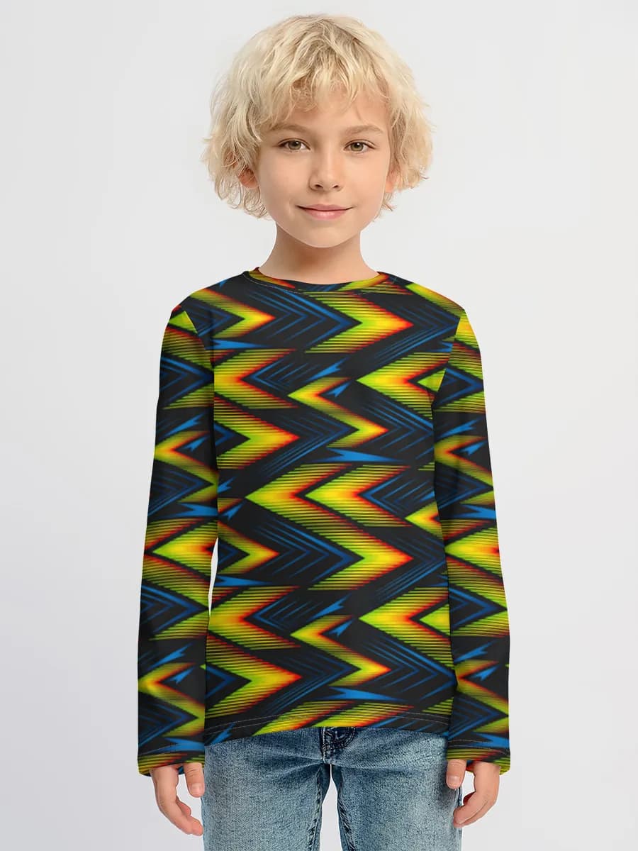 Children's cotton long sleeve shirt