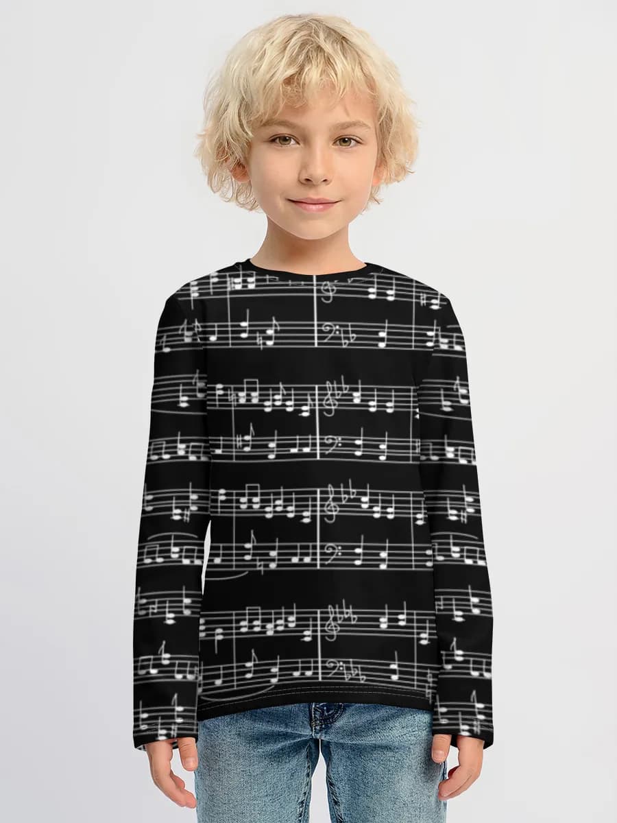 Children's cotton long sleeve shirt