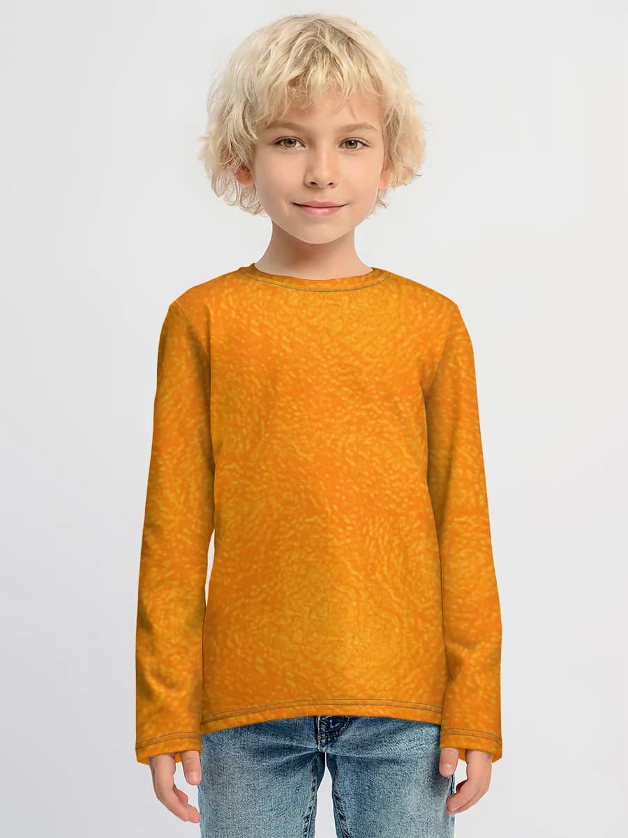 Children's cotton long sleeve shirt