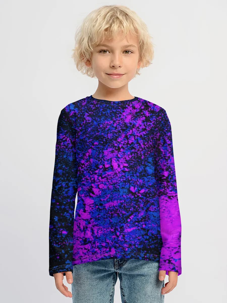 Children's cotton long sleeve shirt
