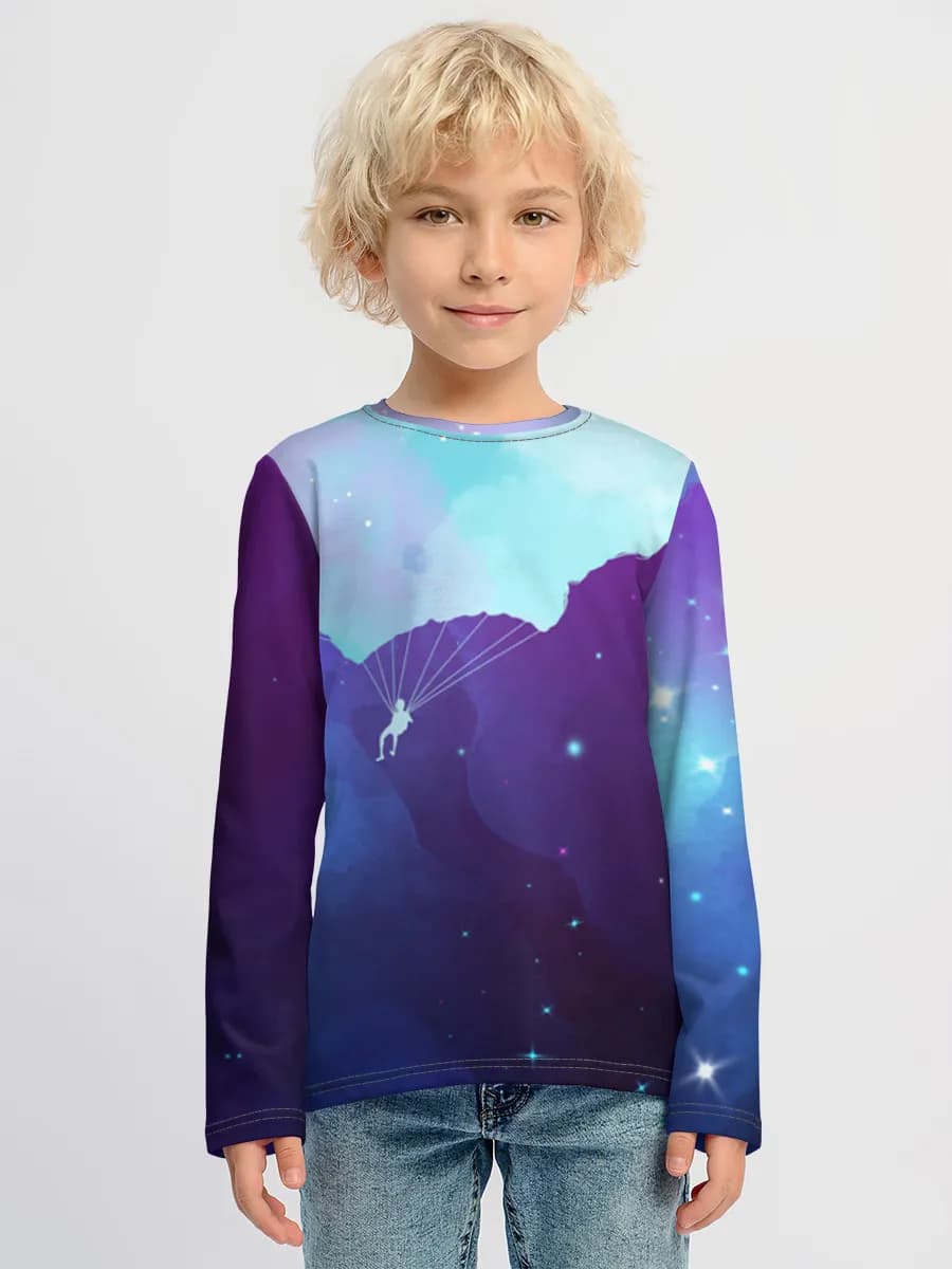 Children's cotton long sleeve shirt