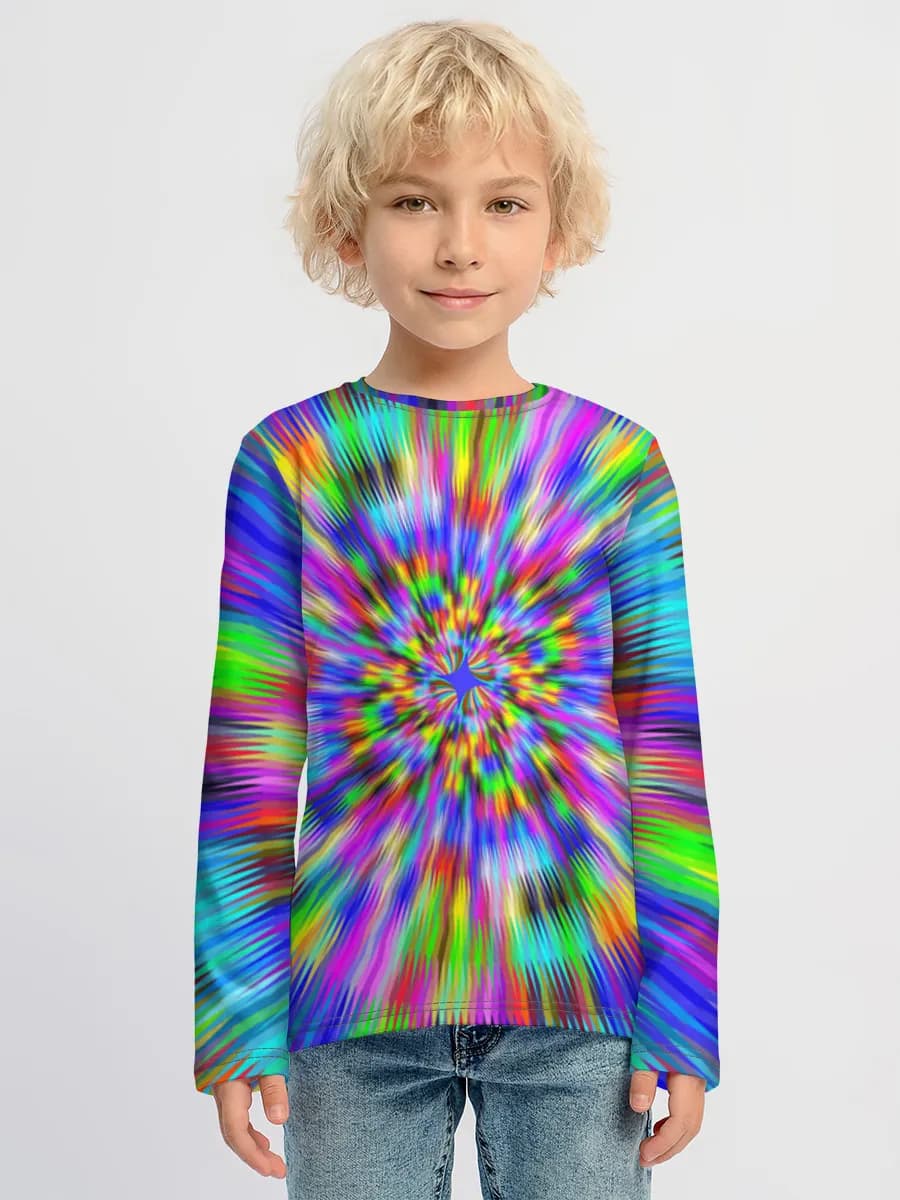 Children's cotton long sleeve shirt